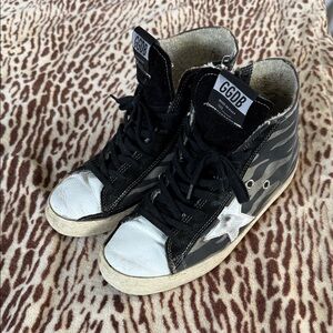 Golden Goose Francy High Tops in Camo
